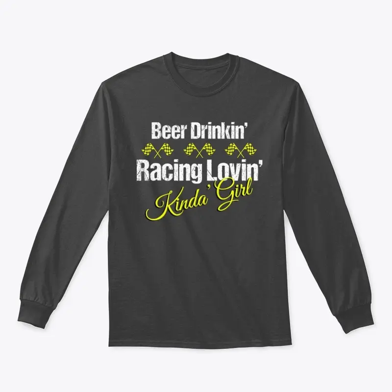 Racing Beer Lover Girl