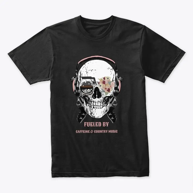 Caffeinated Country Music Skull