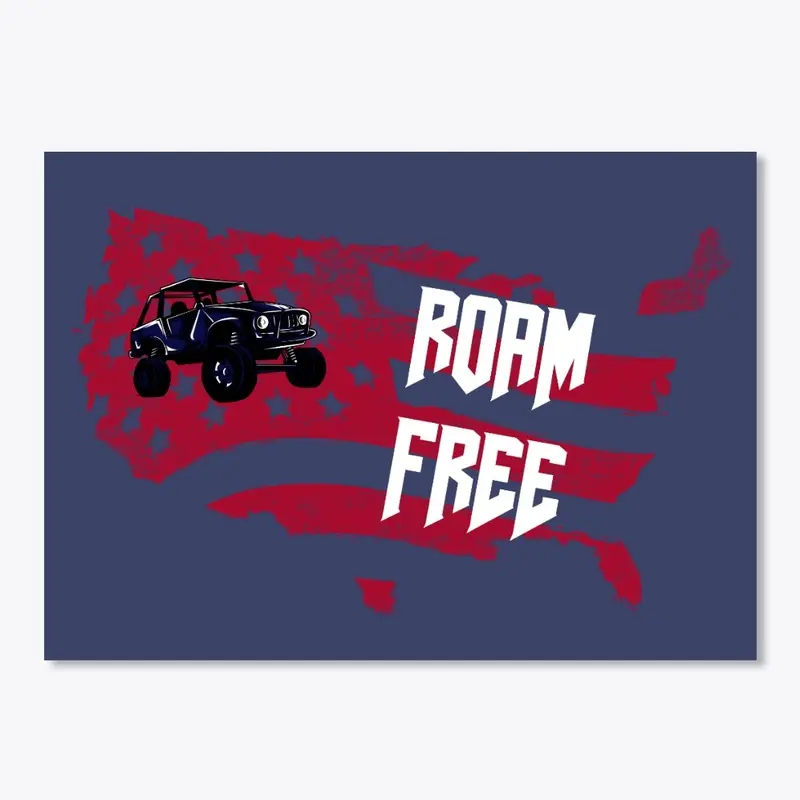 Roam Free Patriotic USA